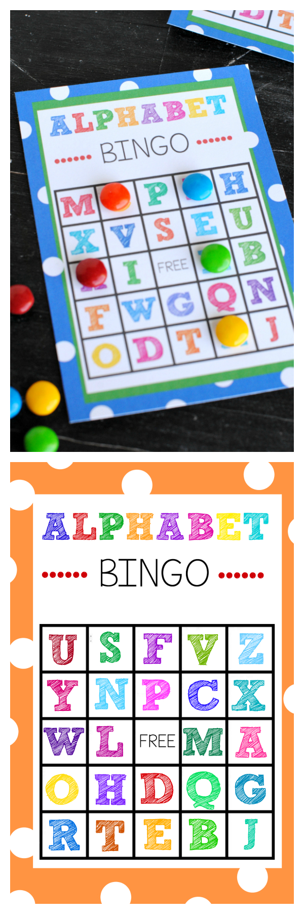 Free Printable Alphabet Bingo Cards