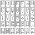 Free Printable Alphabet Letters | Banner Flag Letter Pdf Templates   Free Printable Banner Letters Pdf