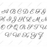 Free Printable Alphabet Stencil Letters Template | Art & Crafts   Free Printable Cut Out Letter Stencils