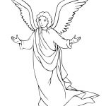 Free Printable Angel Coloring Pages For Kids | Printables | Angel   Free Printable Pictures Of Angels