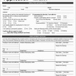 Free Printable Application For Employment Template Unique 50 Free   Free Printable Job Application Form
