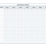 Free Printable Attendance Sheet Template … | Education | Attendance   Free Printable Attendance Sheet