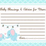 Free Printable Baby Shower Advice Cards   Printable Cards   Free Printable Baby Advice Cards