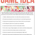 Free Printable Baby Shower Game That Has Guests Guess The Name Of   Name That Tune Baby Shower Game Free Printable