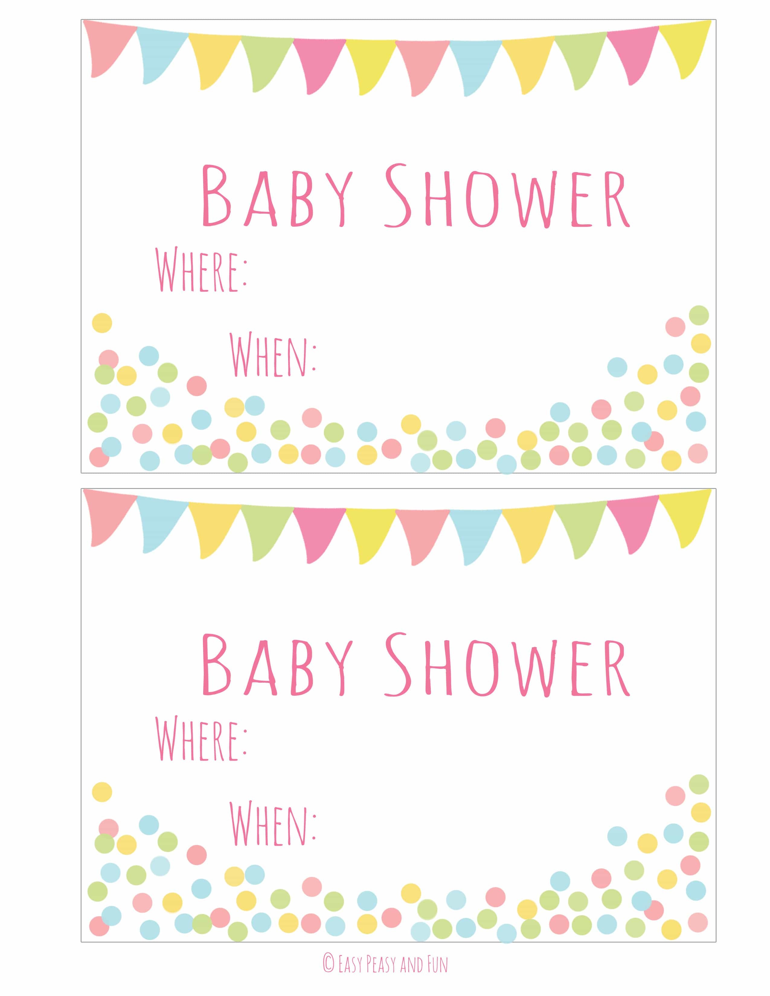 Free Printable Baby Shower Invitation - Easy Peasy And Fun - Free Baby Boy Shower Invitations Printable