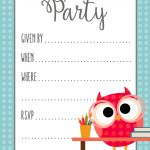 Free Printable Back To School Party Invitation | Party Printables   Free Printable Labor Day Invitations