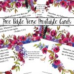 Free Printable Bible Verse Cards For When You Need Encouragement   Free Printable Scripture Cards