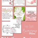 Free Printable Bible Verses To Encourage And Inspire Homeschool Moms   Free Printable Inspirational Bible Verses