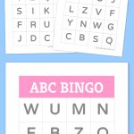 Free Printable Bingo Cards | Bingo Cards | Preschool Learning, Abc   Free Printable Alphabet Bingo Cards