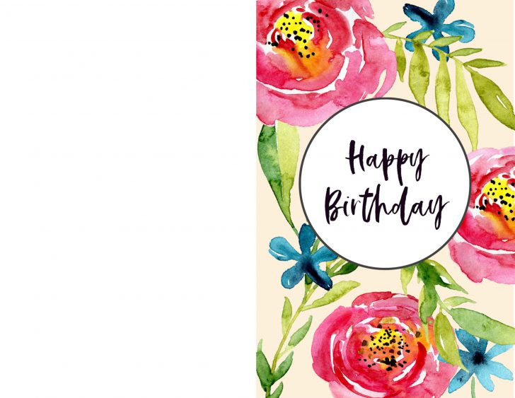 Happy Birthday Free Cards Printable