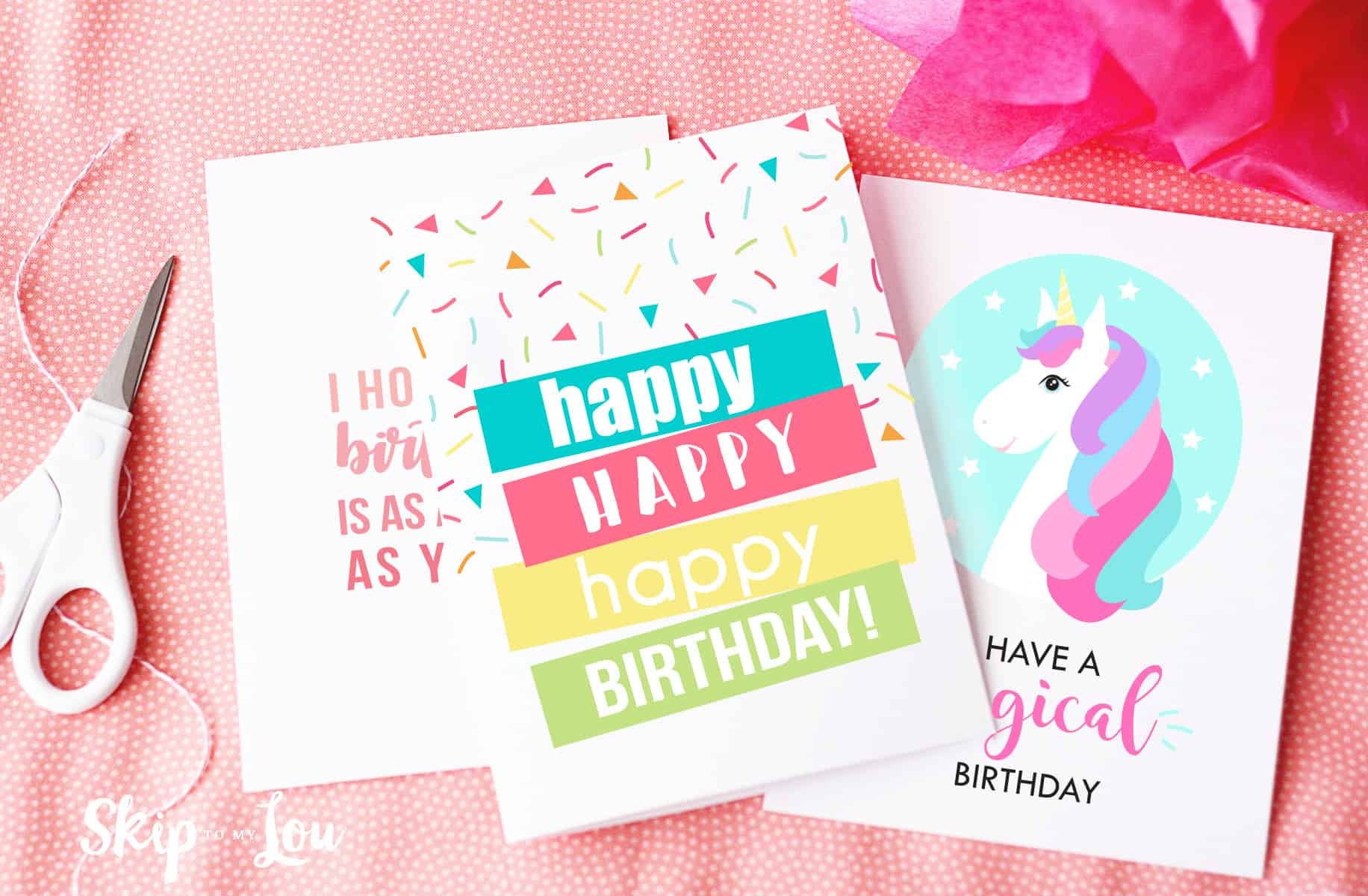 Free Printable Birthday Cards | Skip To My Lou - Free Printable Birthday Cards For Her