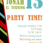 Free Printable Birthday Invitation Templates | Printables | Free   13Th Birthday Party Invitations Printable Free
