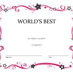 Free Printable Blank Award Certificate Templates Chainimage | Pop   Free Printable Award Certificates