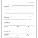 Free Printable Blank Bill Of Sale Form Template   As Is Bill Of Sale   Free Printable Bill Of Sell