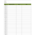 Free Printable Blank Daily Calendar | 181D Daily Appointment   Time Management Forms Free Printable