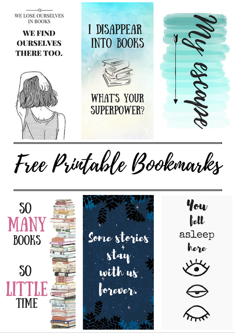 Free Printable Bookmarks | Crafty | Free Printable Bookmarks, Diy - Free Printable Book Marks