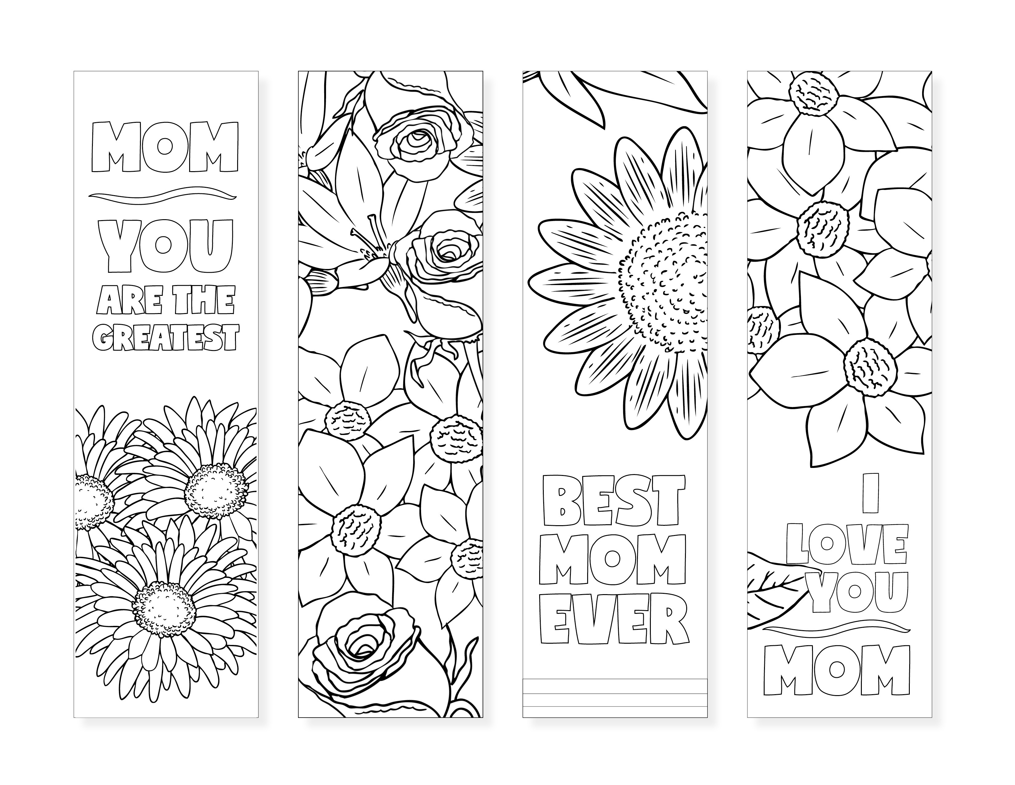 Free Printable Bookmarks For Moms - Design Dazzle - Free Printable Book Marks