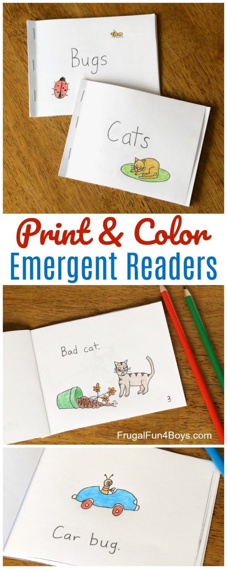 Free Printable Books For Beginning Readers - Level 1 (Easy | Books - Free Printable Phonics Books For Kindergarten