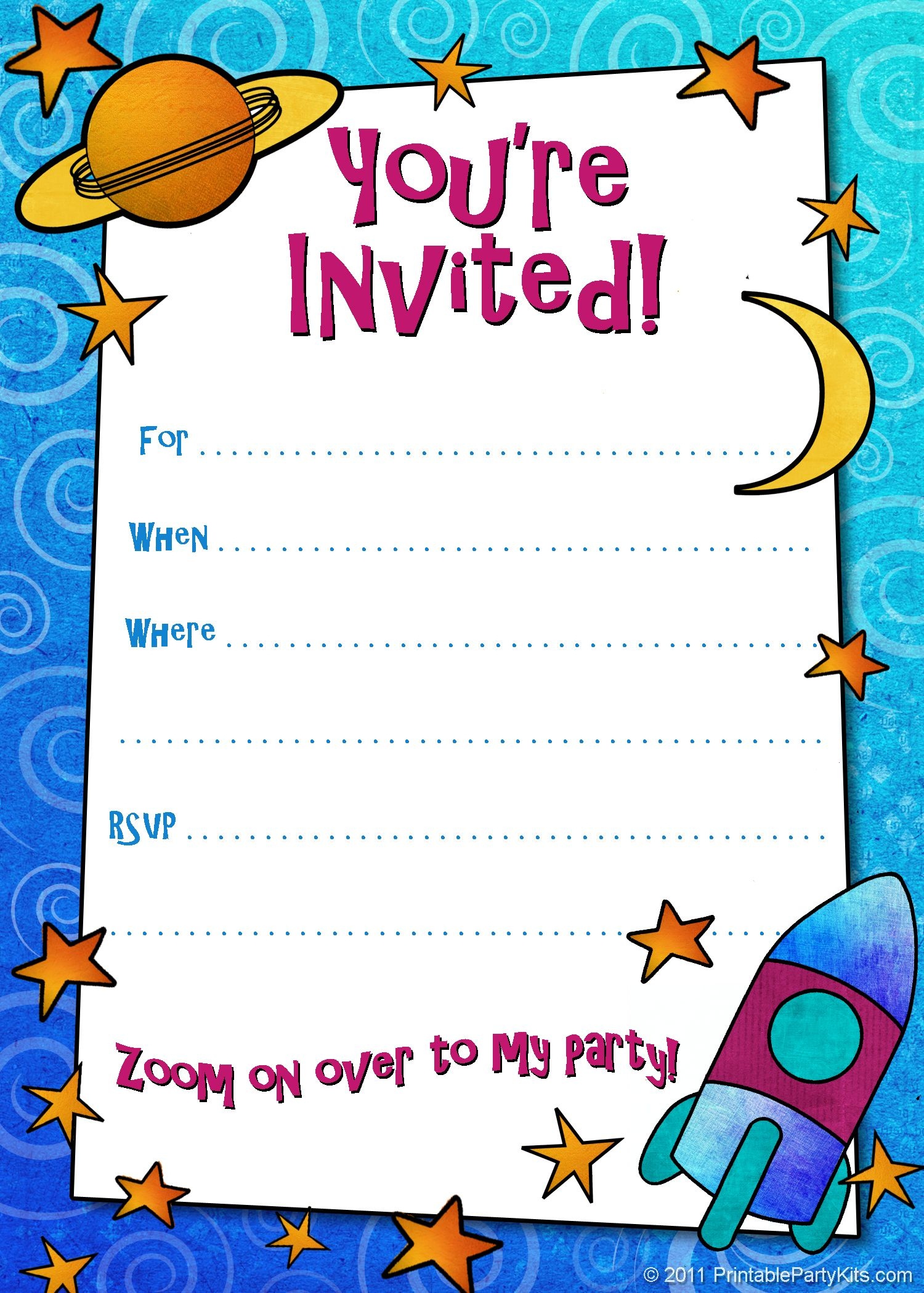 Free Printable Boys Birthday Party Invitations | Birthday Party - Free Printable Personalized Birthday Invitation Cards