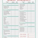 Free Printable Budget Worksheets Dave Ramsey Unique Bud Worksheet   Free Printable Budget Worksheets