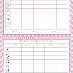 Free Printable Bunco Score Sheets Only | Feel Free To Print It Out   Free Printable Bunco Game Sheets