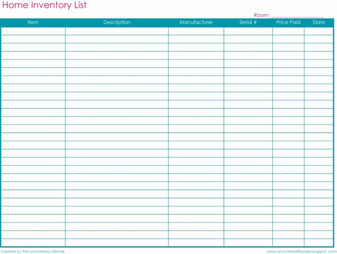 Free Printable Business Templates Then Small Business Inventory - Free Printable Inventory Sheets
