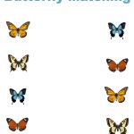 Free Printable Butterfly Matching Worksheet   Jenny At Dapperhouse   Free Printable Butterfly