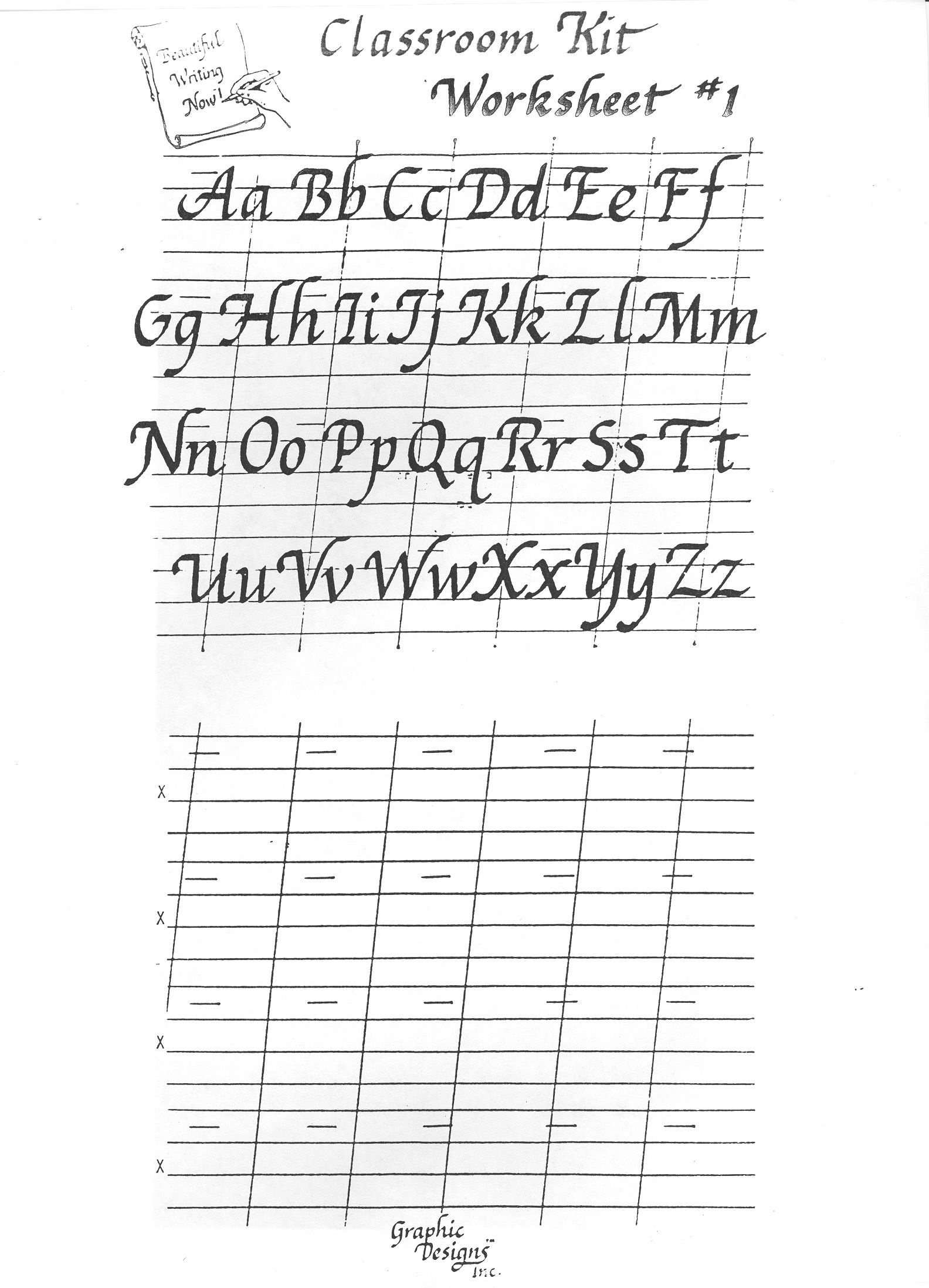 Free Calligraphy Worksheets Printable