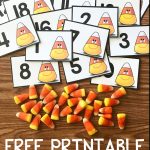 Free Printable Candy Corn Counting Cards | Teacher Stuff | Halloween   Free Printable Candy Corn