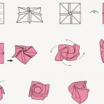 Free Printable Cards: Free Printable Origami Rose | Papercutting   Free Easy Origami Instructions Printable
