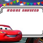 Free Printable Cars 3 Lightning Mcqueen Invitation Template | Go   Free Printable Birthday Invitations Cars Theme
