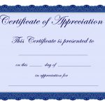 Free Printable Certificates Certificate Of Appreciation Certificate   Free Printable Blank Certificates Of Achievement