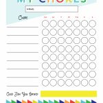 Free Printable   Chore Chart For Kids | Ogt Blogger Friends | Chore   Free Printable To Do Charts