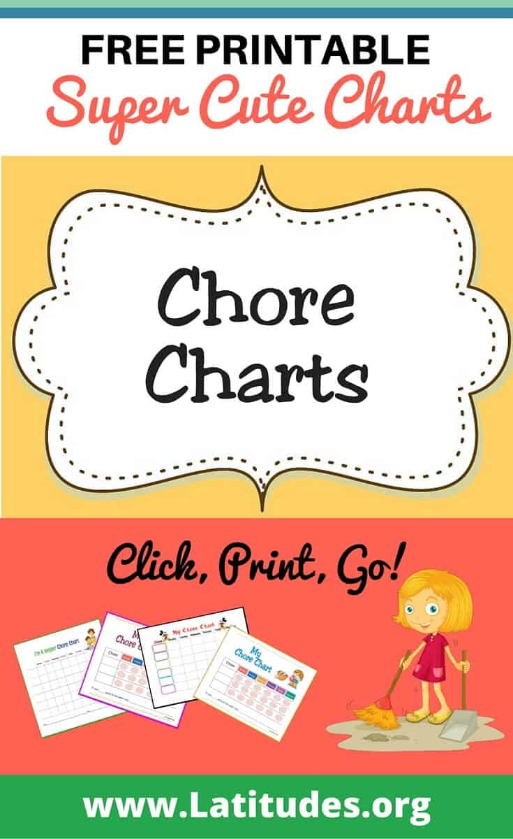Free Printable Chore Charts For Kids | Acn Latitudes - Free Printable Chore Bucks