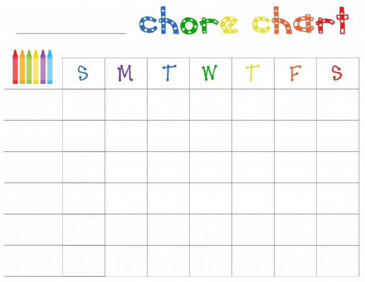 Free Editable Printable Chore Charts