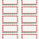 Free Printable Christmas Address Labels – Happy Holidays! – Free   Free Printable Christmas Return Address Label Template
