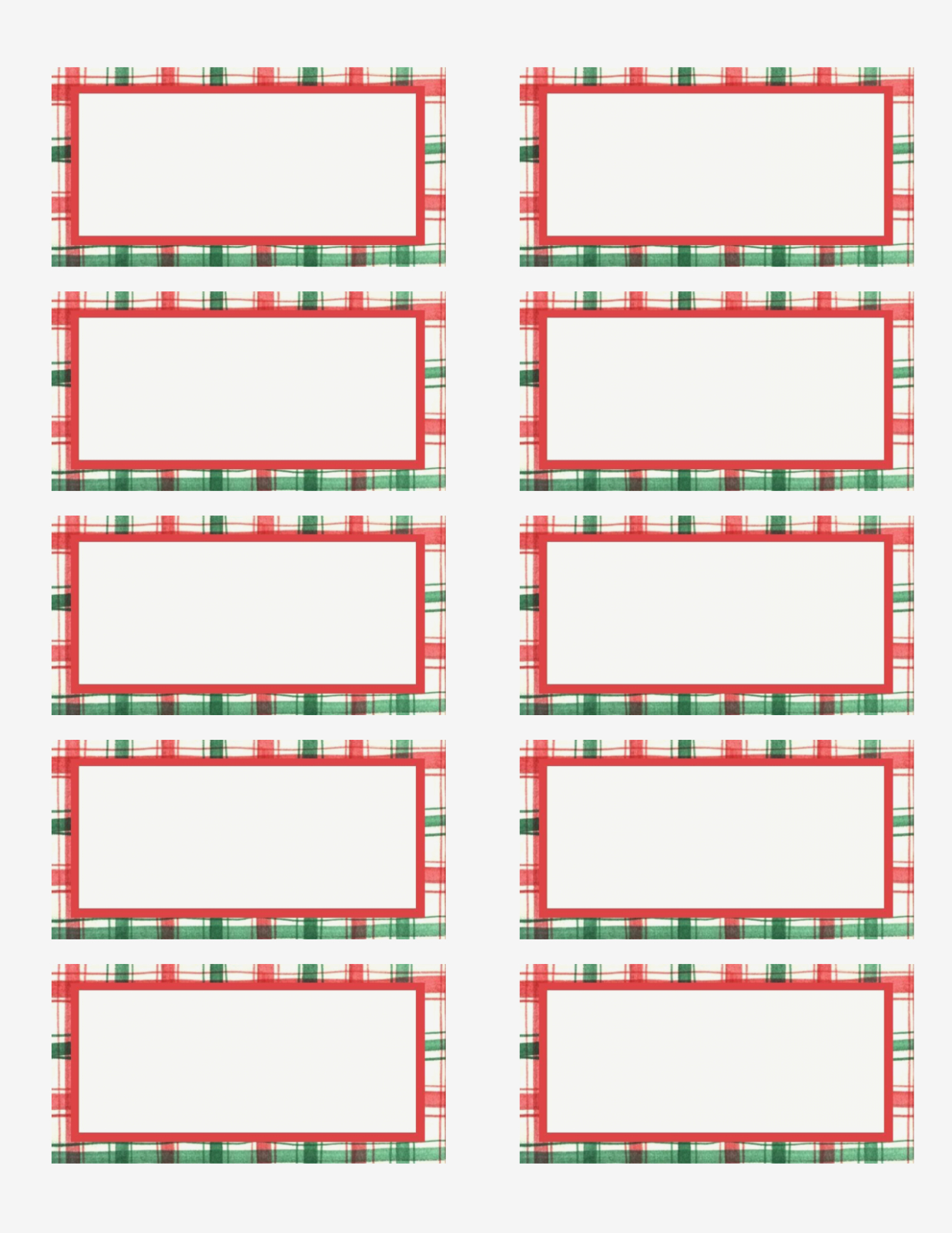 Free Printable Christmas Address Labels – Happy Holidays! – Free - Free Printable Christmas Return Address Label Template