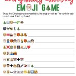Free Printable Christmas Emoji Game   Play Party Plan   Free Printable Christmas Family Games