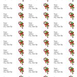 Free Printable Christmas Labels Templates | Christmas Address Labels   Free Printable Christmas Labels