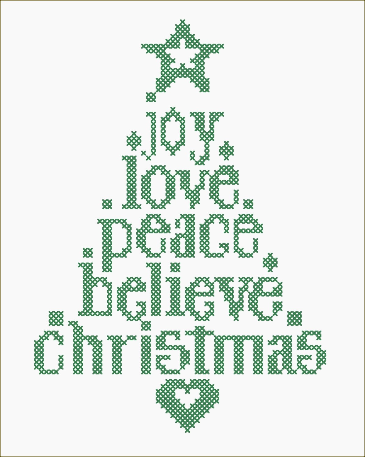 Free Printable Christmas Ornament Cross Stitch Patterns – Festival - Free Printable Christmas Ornament Cross Stitch Patterns