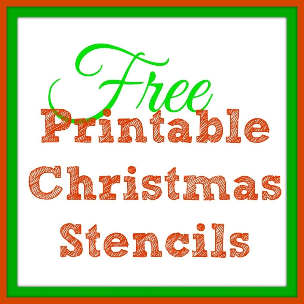 Free Printable Christmas Stencils – Christmas Tree Templates &amp;amp; Santa - Free Printable Christmas Craft Templates