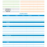 Free Printable Colored Family Budget Template Pdf Download   Free Printable Family Budget