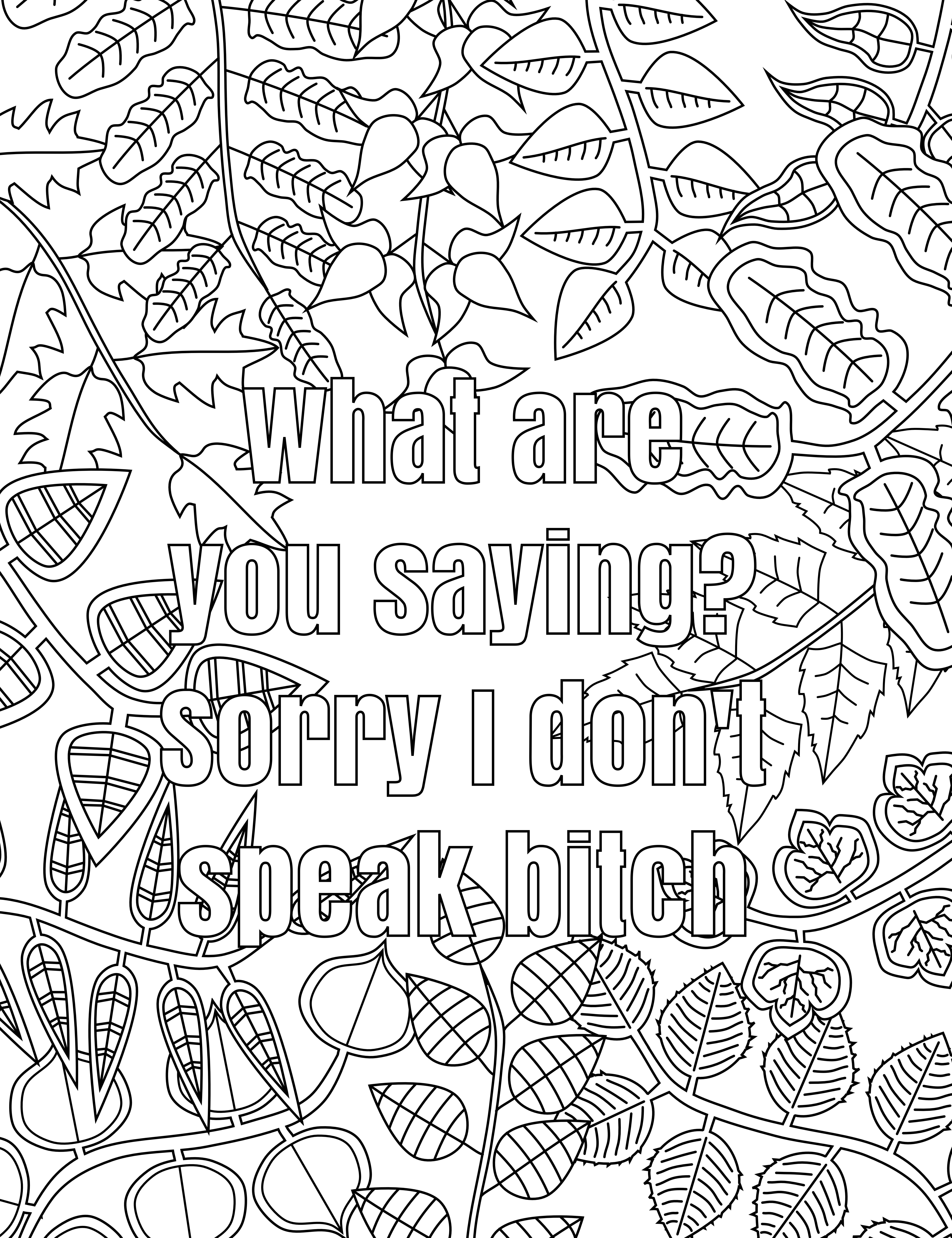 Free Printable Coloring Pages For Adults Only Swear Words Download - Free Printable Coloring Pages For Adults Only Swear Words
