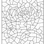 Free Printable Colornumber Coloring Pages For Adults | Color   Free Printable Color By Number