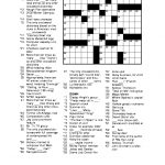 Free Printable Crossword Puzzles For Adults | Puzzles Word Searches   Free Online Printable Easy Crossword Puzzles