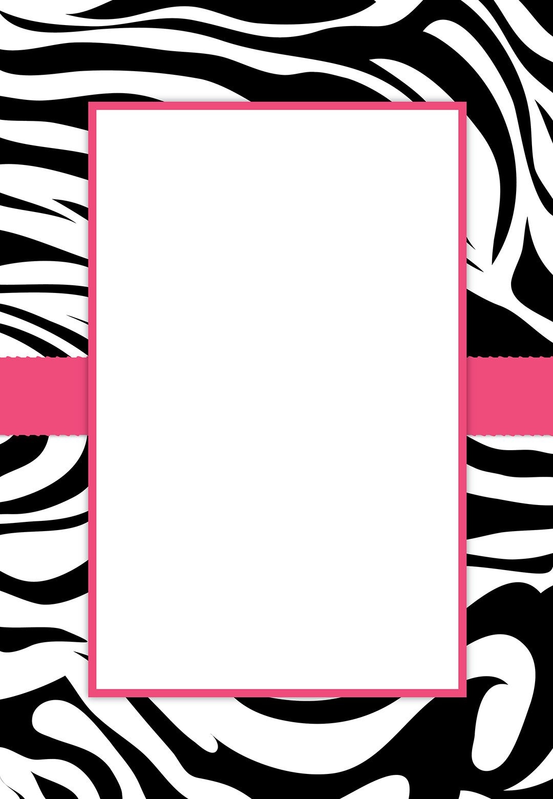 Free #printable Customizable Zebra Stripes #party Invitation | Party - Zebra Print Party Invitations Printable Free