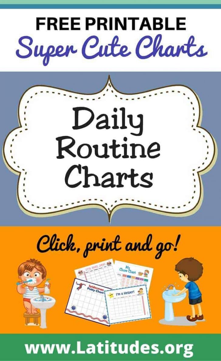 Free Printable Morning Routine Chart