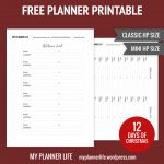 Free Printable – Day 5 – Address Book – My Planner Life   Free Printable Address Book