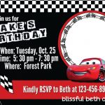 Free Printable Disney Cars Birthday Party Invitations Disney Cars   Free Printable Birthday Invitations Cars Theme