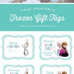 Free Printable Disney Frozen Gift Tags | Simple As That Printables   Birthday Party Favor Tags Printable Free